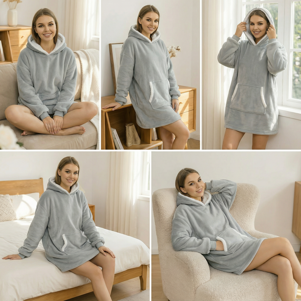 Koc kangur „CozyHood”