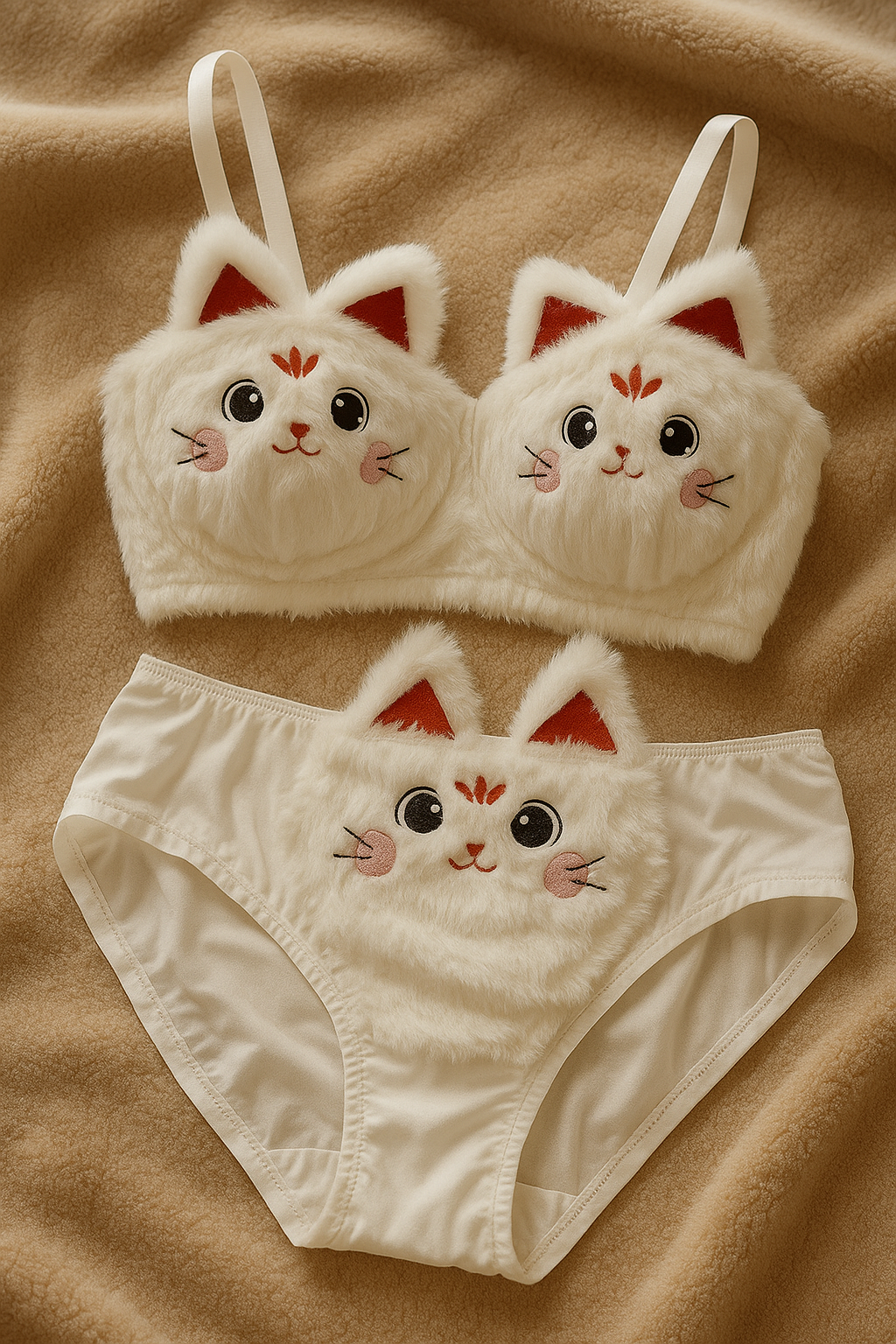 Kombinezon BunnySuit™ – różowy polarowy z uszami
